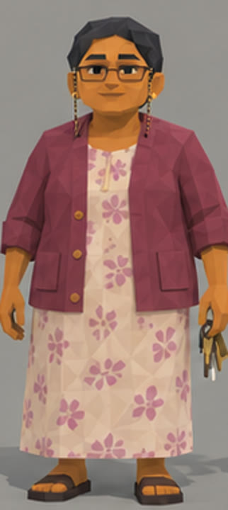 Shobha Aunty, concept art