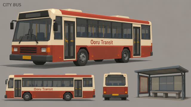 Concept sheet 02: Ooru Transit bus