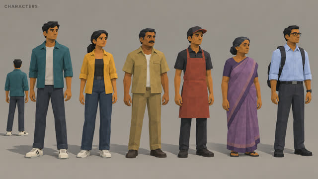 Concept sheet 05: Everyday characters