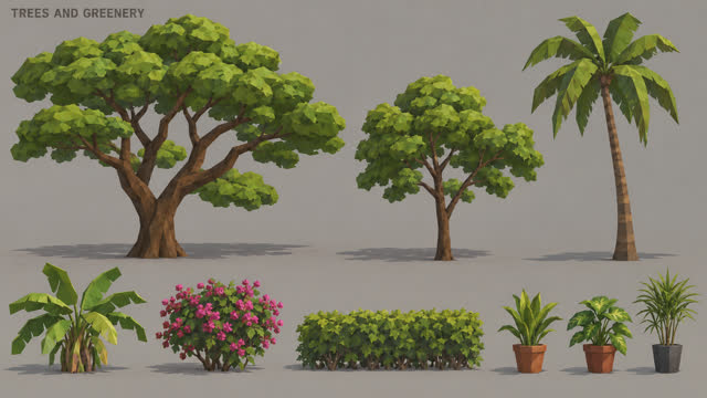 Concept sheet 06: Trees and greenery