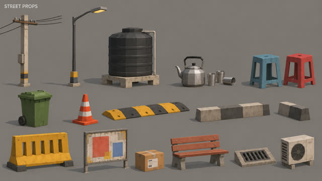 Concept sheet 10: Street props