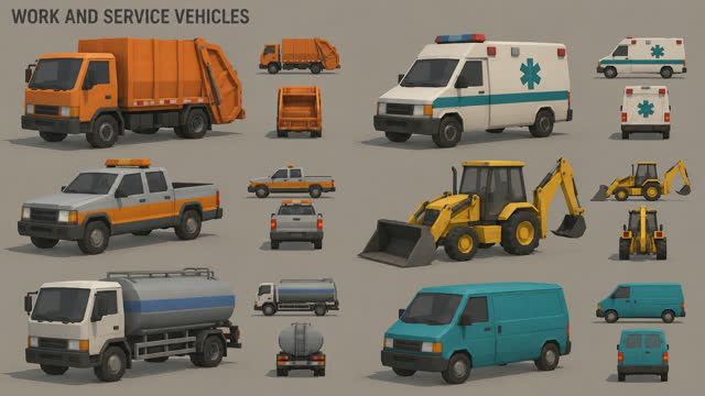 Concept sheet 17: Work and service vehicles