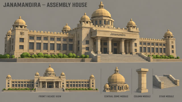 Concept art for MG Road & Cubbon Park