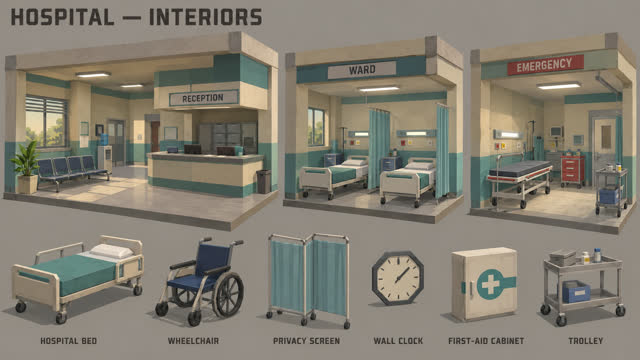 Concept sheet 49: Hospital interiors