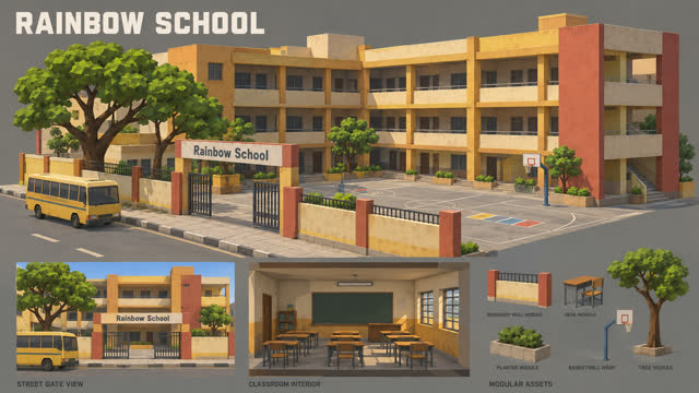 Concept sheet 50: Rainbow School
