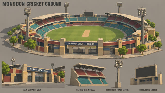 Concept sheet 51: Monsoon Cricket Ground