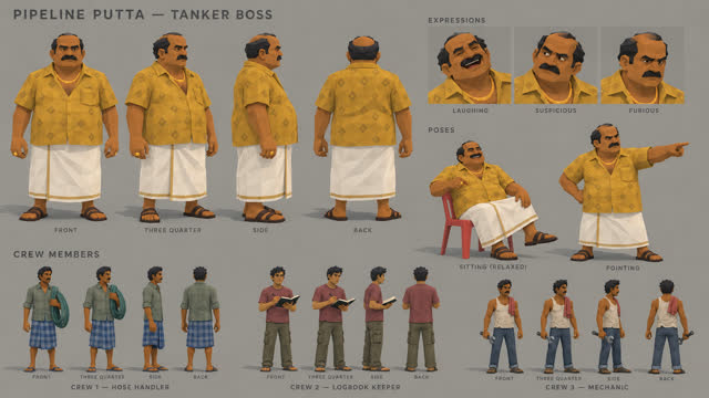 Concept sheet 58: Pipeline Putta and crew