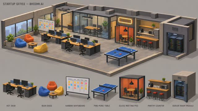 Concept sheet 75: Bhoomi.ai office
