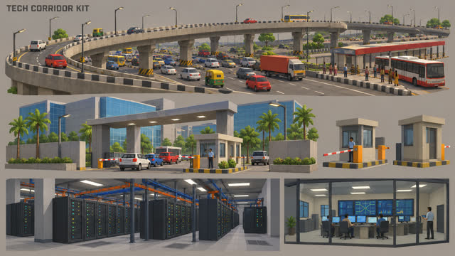 Concept art for Bellandur & Outer Ring Road
