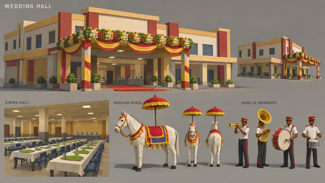 Concept sheet 83: Wedding hall