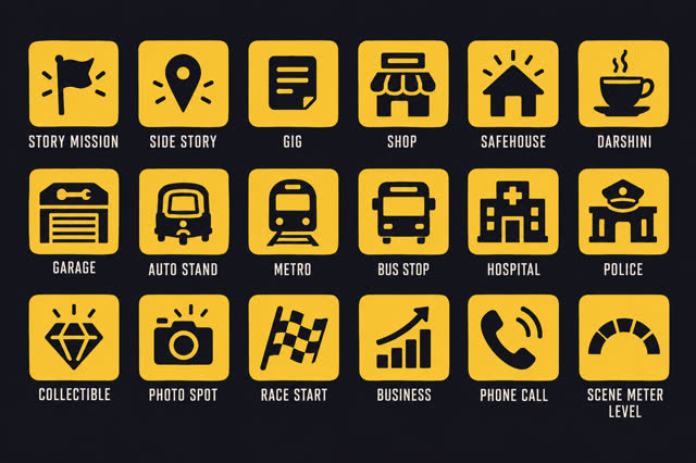 Concept sheet 91: Mission and map icons