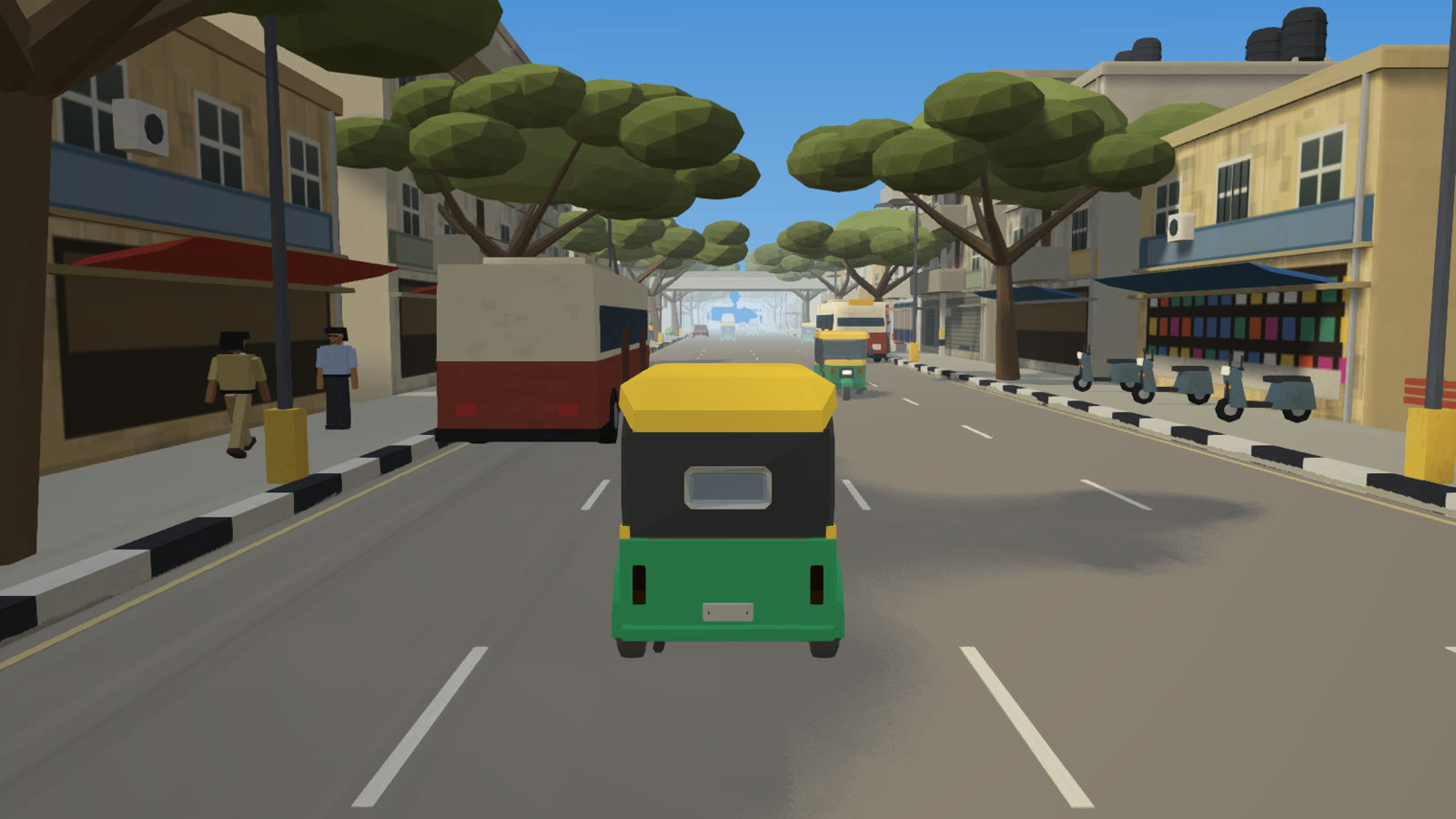 Second version of the street in the browser.